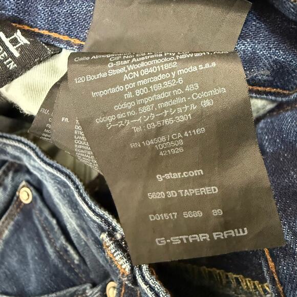 Men’s‎ G-Star Raw 3D Tapered 5620 Jeans - Picture 6 of 7